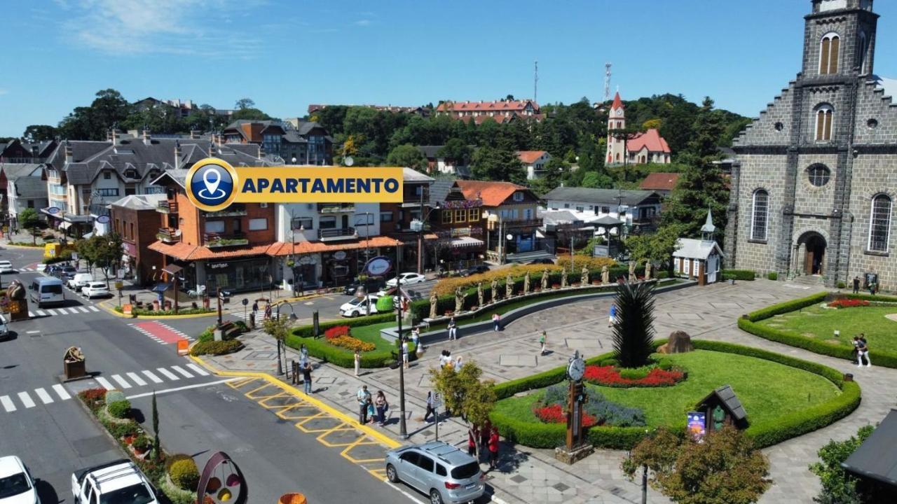 Apartamento Oppitz - No Coracao De Gramado Junto Da Rua Coberta Appartamento Esterno foto