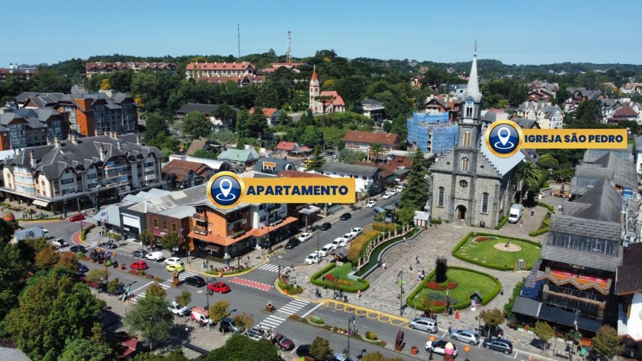 Apartamento Oppitz - No Coracao De Gramado Junto Da Rua Coberta Appartamento Esterno foto